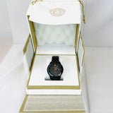 Versace Univers Quartz Black Dial Black Steel Strap Watch for Men - VEBK00618 Buy Now By Versace