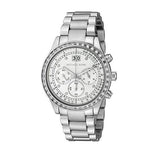 Michael Kors Brinkley Diamonds Silver Dial Silver Steel Strap Watch for Women - MK6186 Buy Now By Michael Kors