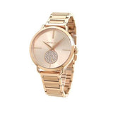 Michael Kors Portia Rose Gold Dial Rose Gold Steel Strap Watch for Women - MK3640 Buy Now By Michael Kors