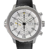IWC Aquatimer Chronograph White Dial Black Rubber Strap Watch for Men - IW376801 Buy Now By IWC