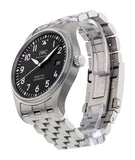 IWC Pilot’s Watch Mark XVIII Black Dial Silver Steel Strap Watch for Men - IW327015 Buy Now By IWC