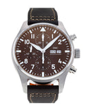 IWC Pilot's Watch Chronograph Edition Brown Dial Brown Leather Strap Watch for Men - IW377713 Buy Now By IWC