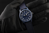 IWC Pilot’s Watch Automatic "Laureus Sport for Good" Edition Blue Dial Blue Nylon Strap Watch for Men - IW328101 Buy Now By IWC