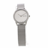 Calvin Klein Minimal White Dial Silver Mesh Bracelet Watch for Women - K3M231Y6 Buy Now By Calvin Klein