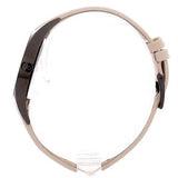 Calvin Klein Rebel Cream Black Dial Cream Leather Strap Watch for Women - K8P237X1 Buy Now By Calvin Klein