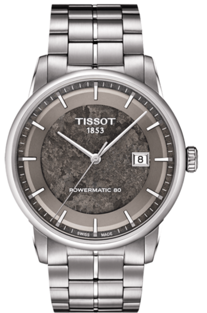 Tissot Luxury Powermatic 80 Anthracite Grey Dial Silver Steel Strap Watch For Men - T086.407.11.061.10 Buy Now By Tissot
