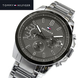 Tommy Hilfiger Iconic Quartz Black Dial Silver Steel Strap Watch for Men - 1791564 Buy Now By Tommy Hilfiger