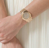 Marc Jacobs Amy Glitz Brown Dial Rose Gold Steel Strap Watch for Women - MBM3221 Buy Now By Marc Jacobs