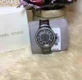 Michael Kors Kerry Gunmetal Dial Steel Strap Watch for Women - MK3410 Buy Now By Michael Kors