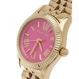 Michael Kors Lexington Quartz Pink Dial Gold Steel Strap Watch For Women - MK3270 Buy Now By Michael Kors