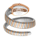 Just Cavalli Serpente Metallica White Dial Two Tone Steel Strap Watch for Women - JC1L223M0065