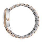 Just Cavalli Novara Silver Dial Two Tone Steel Strap Watch for Women - JC1L264M0075