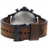 Fossil Nate Chronograph Brown Dial Brown Leather Strap Watch for Men - JR1487 Buy Now By Fossil
