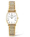 Longines La Grande Classique de Longines Tonneau 22 Gold Watch for Women - L4.205.2.11.7 Buy Now By Longines