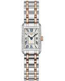 Longines Dolcevita Diamonds White Dial Two Tone Steel Strap Watch for Women - L5.258.5.79.7 Buy Now By Longines