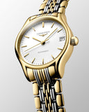 Longines Lyre Quartz White Dial Gold Stainless Steel Watch for Women - L4.859.2.12.7 Buy Now By Longines