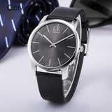 Calvin Klein City Grey Dial Black Leather Strap Watch For Men - K2G21107 Buy Now By Calvin Klein