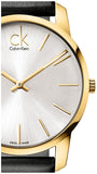 Calvin Klein City Silver Dial Black Leather Strap Watch for Men - K2G21520 Buy Now By Calvin Klein