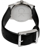 Calvin Klein City Black Dial Black Leather Strap Watch For Women - K2G23107 Buy Now By Calvin Klein