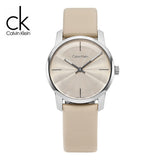 Calvin Klein City White Dial White Leather Strap Watch for Women - K2G231XH Buy Now By Calvin Klein