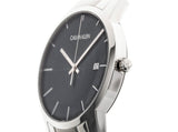 Calvin Klein City Black Dial Silver Steel Strap Watch for Men - K2G2G14C Buy Now By Calvin Klein