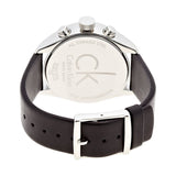 Calvin Klein Masculine Chronograph Black Dial Black Leather Strap Watch for Men - K2H27102 Buy Now By Calvin Klein