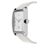 Calvin Klein Window White Dial White Leather Strap Watch for Men - K2M21120 Buy Now By Calvin Klein