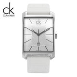 Calvin Klein Window White Dial White Leather Strap Watch for Men - K2M21120 Buy Now By Calvin Klein