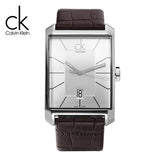 Calvin Klein Window Silver Dial Brown Leather Strap Watch for Men - K2M21126 Buy Now By Calvin Klein