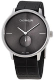 Calvin Klein Accent Black Dial Black Leather Strap Watch for Men - K2Y211C3 Buy Now By Calvin Klein