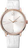 Calvin Klein Accent White Dial White Leather Strap Watch for Women - K2Y2Y6K6 Buy Now By Calvin Klein