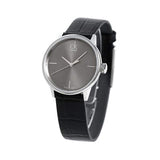 Calvin Klein Accent Black Dial Black Leather Strap Watch for Women - K2Y231C3 Buy Now By Calvin Klein
