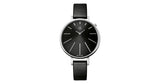 Calvin Klein Equal Black Dial Black Leather Strap Watch for Women - K3E231C1 Buy Now By Calvin Klein