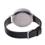 Calvin Klein Equal Black Dial Black Leather Strap Watch for Women - K3E231C1 Buy Now By Calvin Klein