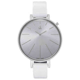 Calvin Klein Equal White Dial White Leather Strap Watch for Women - K3E231L6 Buy Now By Calvin Klein