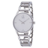 Calvin Klein Stately Silver Dial Silver Steel Strap Watch for Women - K3G2312W Buy Now By Calvin Klein