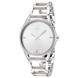 Calvin Klein Stately Silver Dial Silver Steel Strap Watch for Women - K3G2312W Buy Now By Calvin Klein