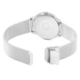 Calvin Klein Minimal Grey Dial Silver Mesh Bracelet Watch for Men - K3M21124 Buy Now By Calvin Klein