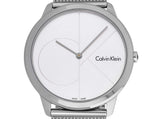 Calvin Klein Minimal Silver Dial Silver Mesh Bracelet Watch for Men - K3M2112Z Buy Now By Calvin Klein