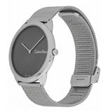 Calvin Klein Minimal Grey Dial Silver Mesh Bracelet Watch for Men - K3M211Y3 Buy Now By Calvin Klein