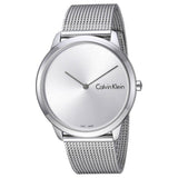 Calvin Klein Minimal Silver Dial Silver Mesh Bracelet Watch for Men - K3M211Y6 Buy Now By Calvin Klein