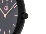 Calvin Klein Minimal Black Dial Black Mesh Bracelet Watch for Women - K3M22421 Buy Now By Calvin Klein