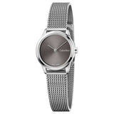 Calvin Klein Minimal Grey Dial Silver Mesh Bracelet Watch for Women - K3M221Y3 Buy Now By Calvin Klein