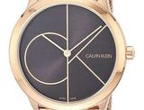 Calvin Klein Minimal Black Dial Rose Gold Mesh Bracelet Watch for Men - K3M22621 Buy Now By Calvin Klein