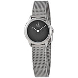 Calvin Klein Minimal Grey Dial Silver Mesh Bracelet Watch for Women - K3M2312X Buy Now By Calvin Klein