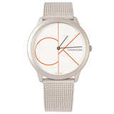 Calvin Klein Minimal White Dial Silver Mesh Bracelet Watch for Men - K3M51152 Buy Now By Calvin Klein