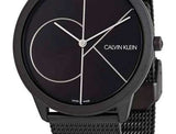 Calvin Klein Minimal Black Dial Black Mesh Bracelet Watch for Men - K3M5145X Buy Now By Calvin Klein