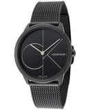 Calvin Klein Minimal Black Dial Black Mesh Bracelet Watch for Women - K3M5245X Buy Now By Calvin Klein