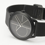 Calvin Klein Minimal Black Dial Black Mesh Bracelet Watch for Women - K3M5245X Buy Now By Calvin Klein