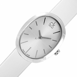 Calvin Klein Incentive White Dial White Leather Strap Watch for Women - K3P231L6 Buy Now By Calvin Klein